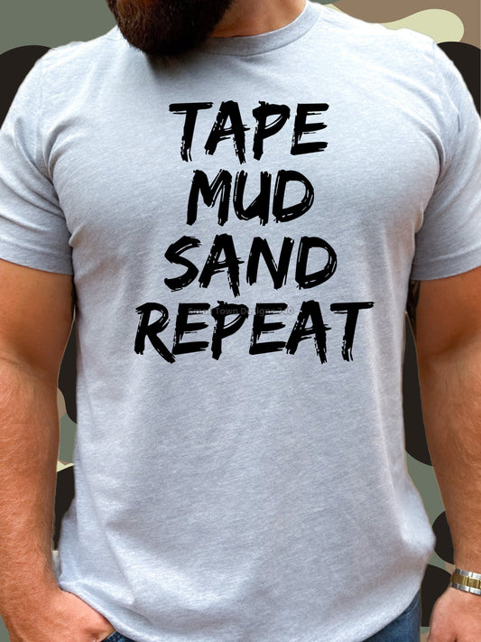 TAPE MUD SAND REPEAT TEE