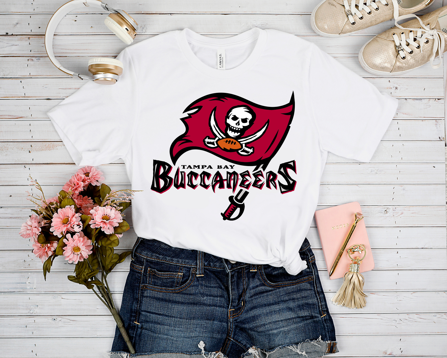 FBALL RUN-T BUCS TEE- PREORDER CLOSING 9/12