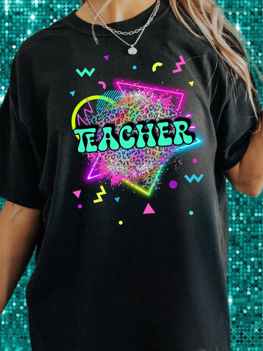 TEACHER RETRO TEE