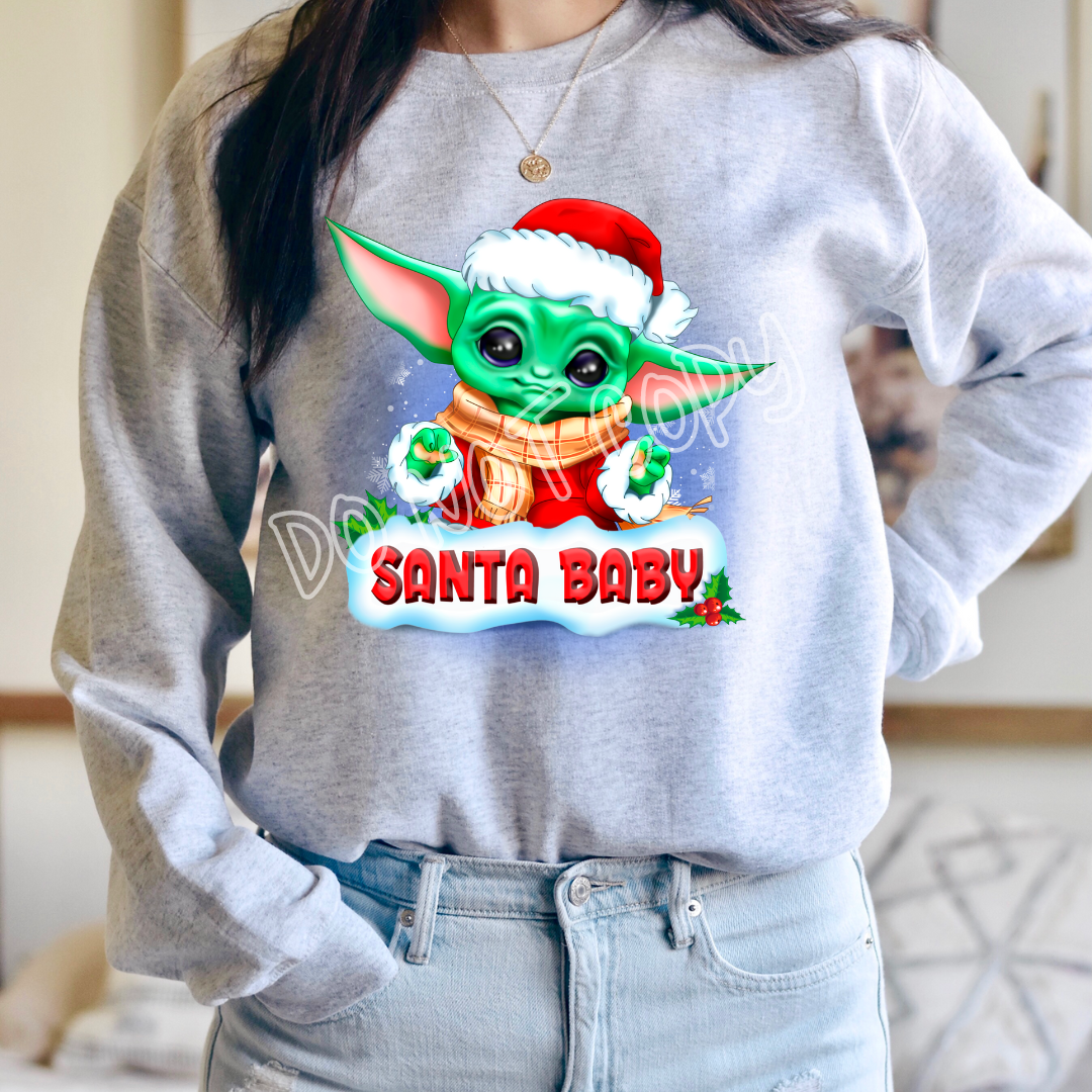 SANTA BABY - CREWNECK SWEATSHIRT
