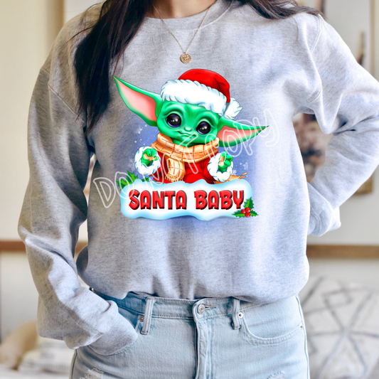 SANTA BABY - CREWNECK SWEATSHIRT
