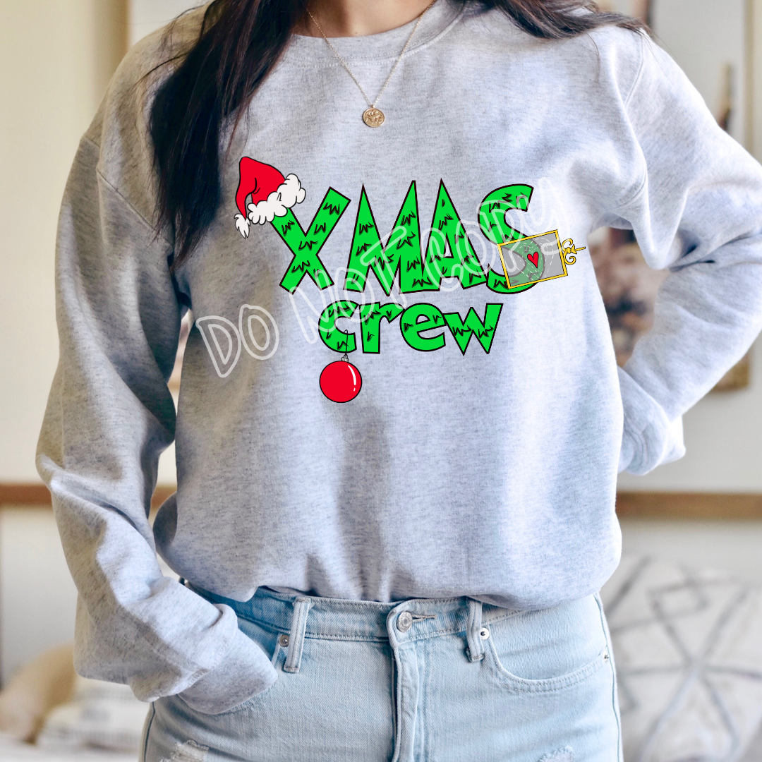 XMAS CREW W/ HAT - CREWNECK SWEATSHIRT