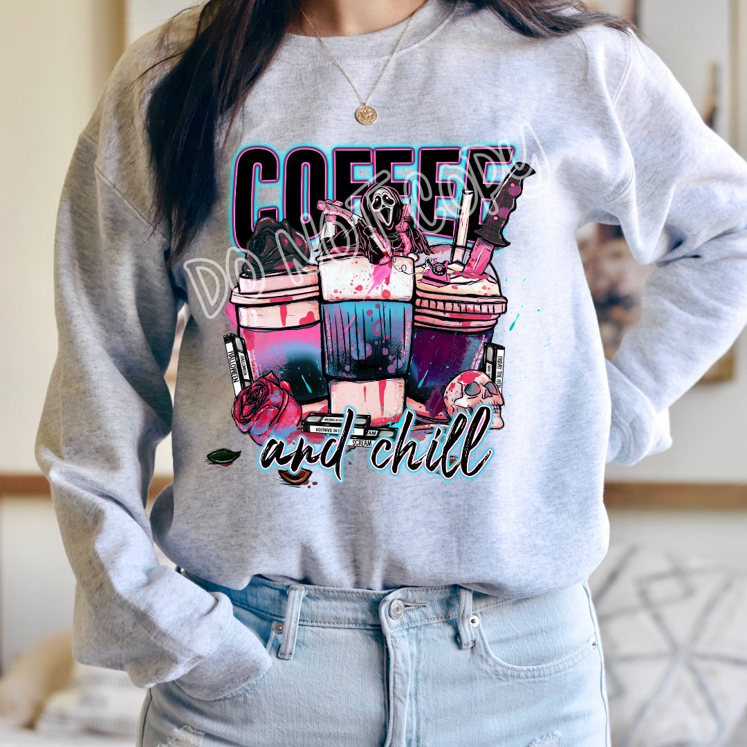 COFFEE AND CHILL - CREWNECK SWEATSHIRT