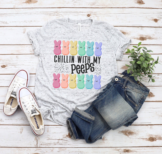 SPRING BASH RUN-TIE DYE BUNNIES TEE