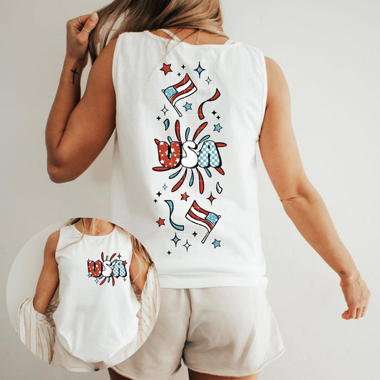 USA DOUBLE SIDED TANK