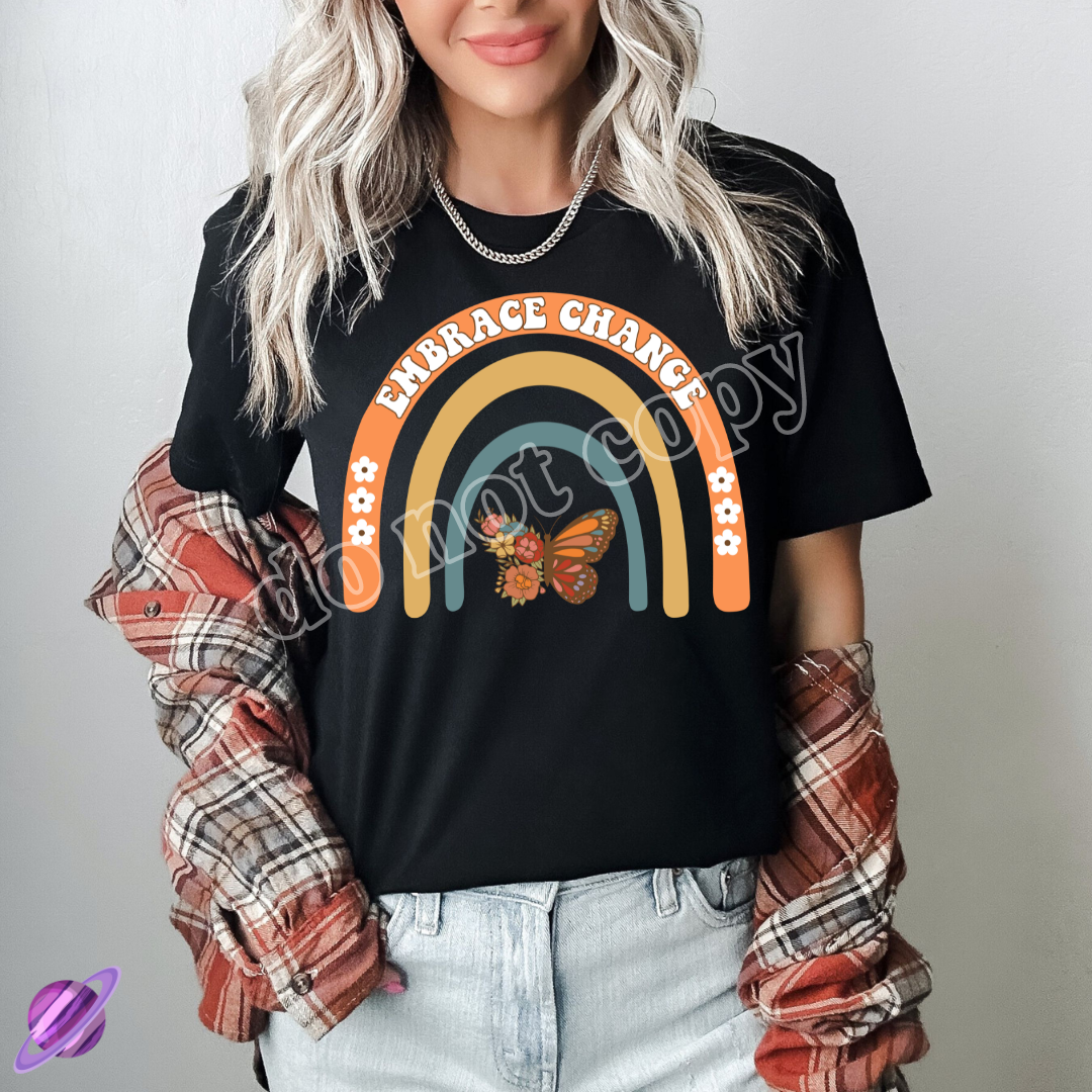 EMBRACE CHANGE RETRO TEE