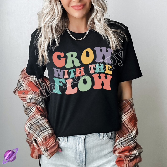 Copy of GROW WITH THE FLOW RETRO TEE