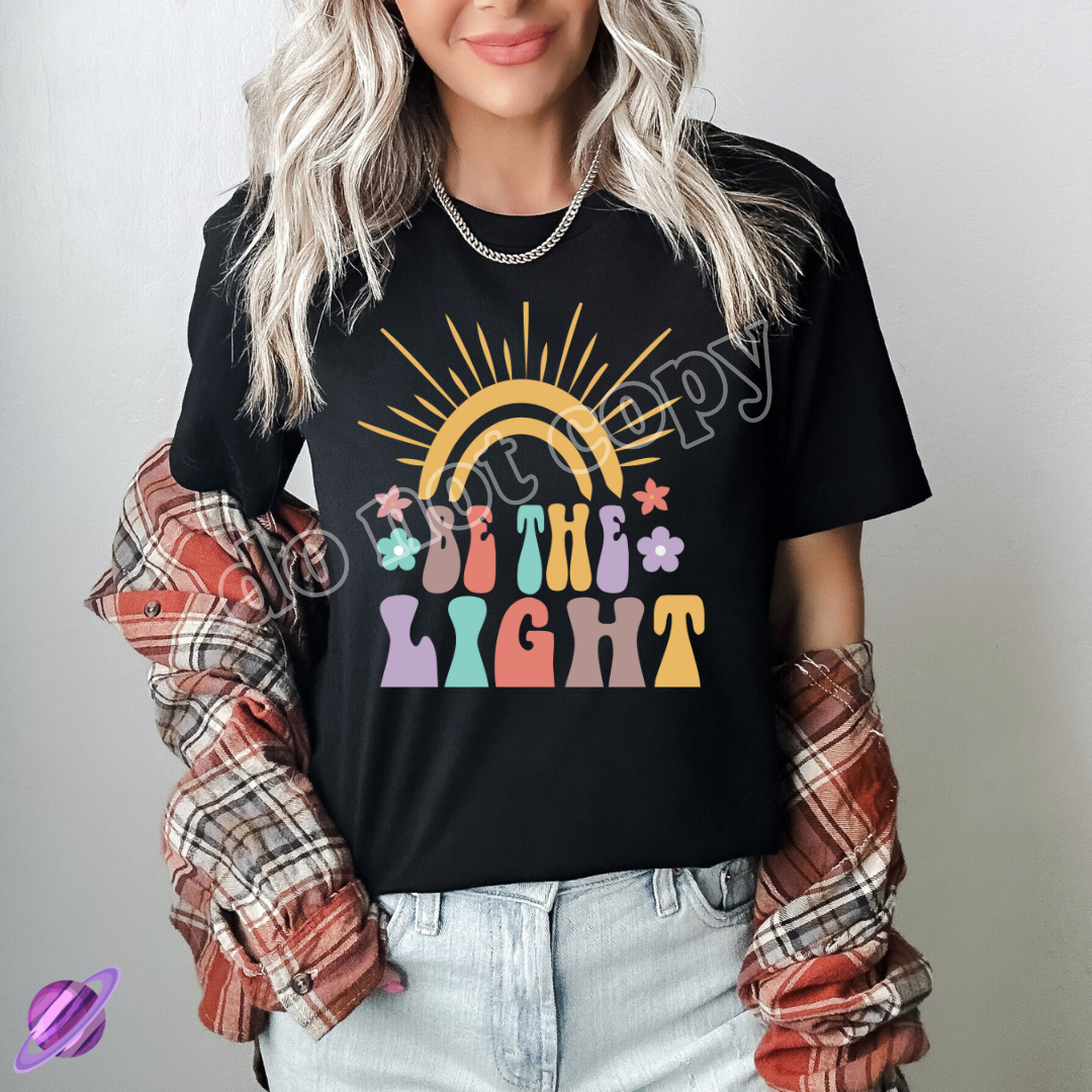 BE THE LIGHT RETRO TEE