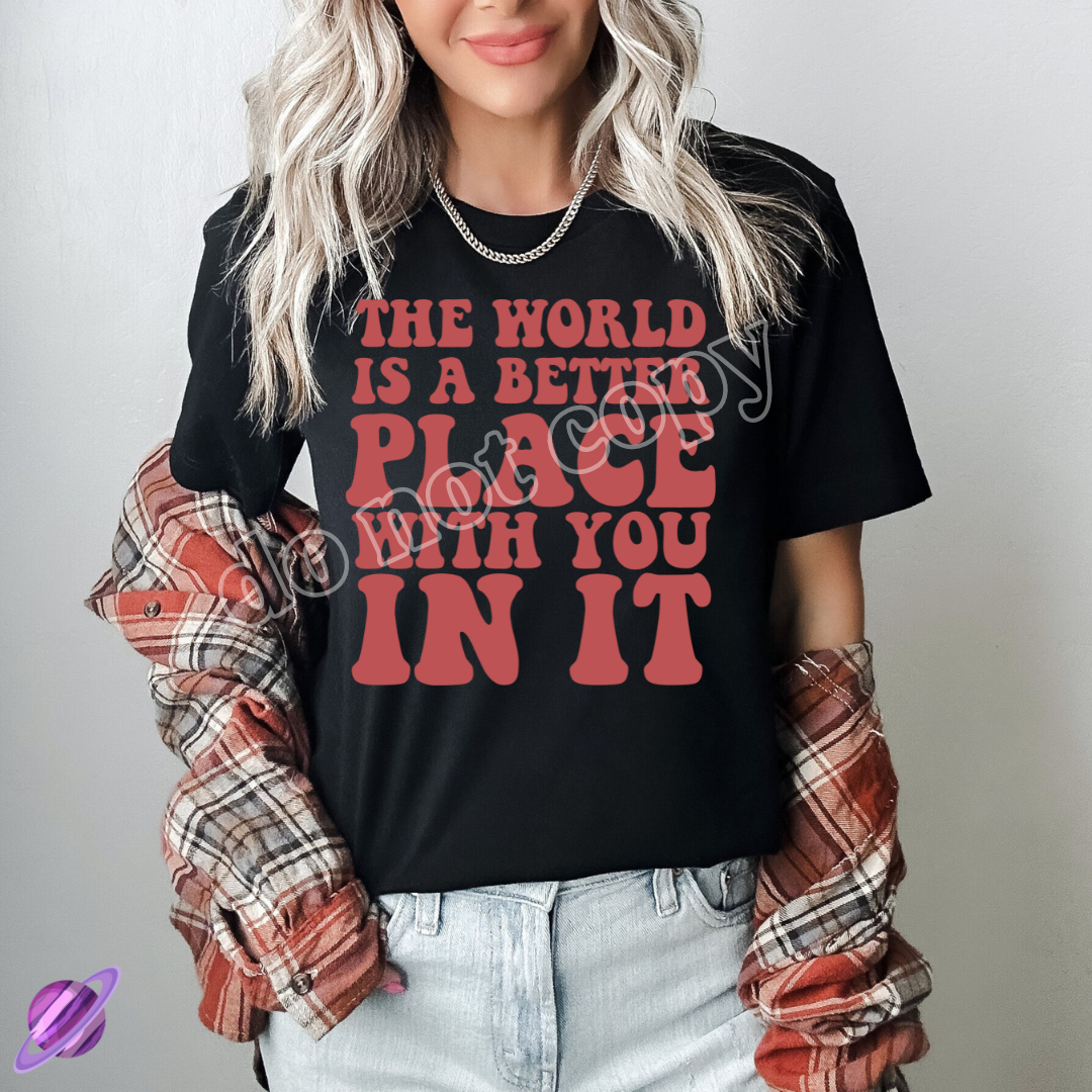 BETTER PLACE WITH YOU RETRO TEE