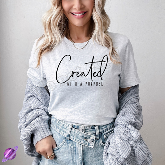 CREATED WITH A PURPOSE TEE