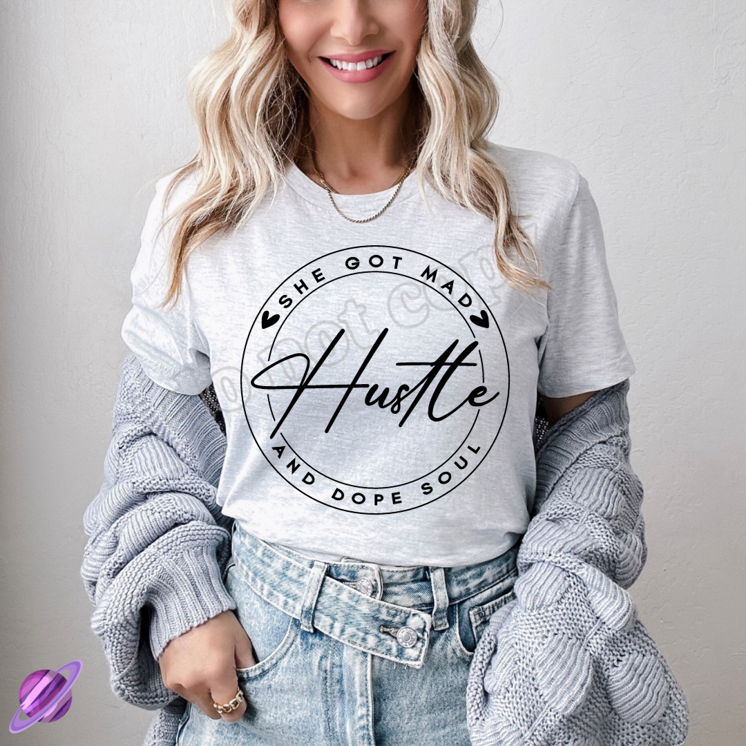 MAD HUSTLE CIRCLE TEE