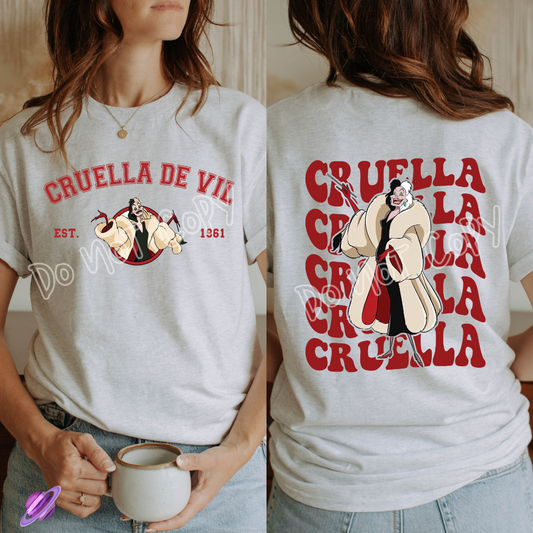 CRUEL 1961 DOUBLE SIDED TEE