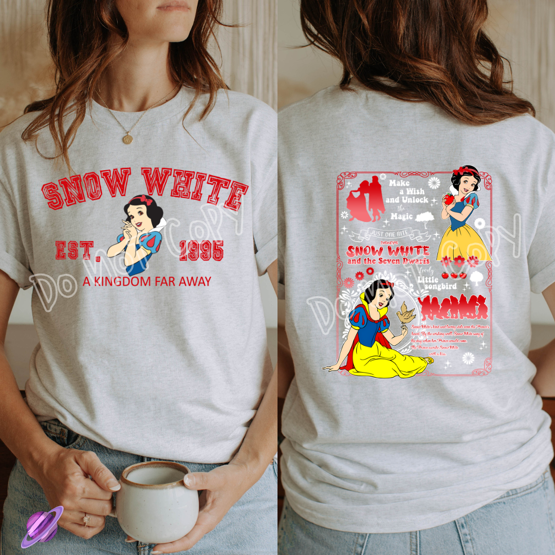 SNOW KINDGOM FAR AWAY DOUBLE SIDED TEE