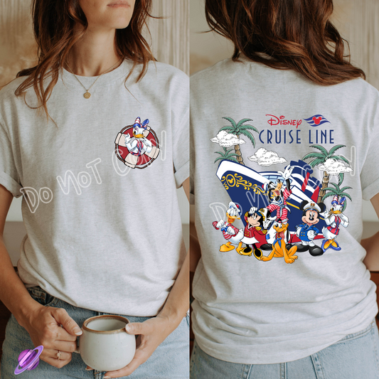 GIRL DUCK CRUISE DOUBLE SIDED TEE