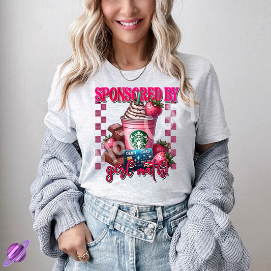 Sponsored By Girl Math Tee