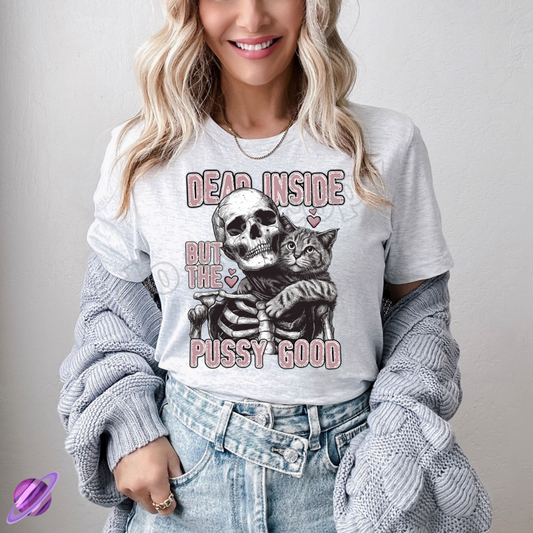 Dead Inside Cat Tee