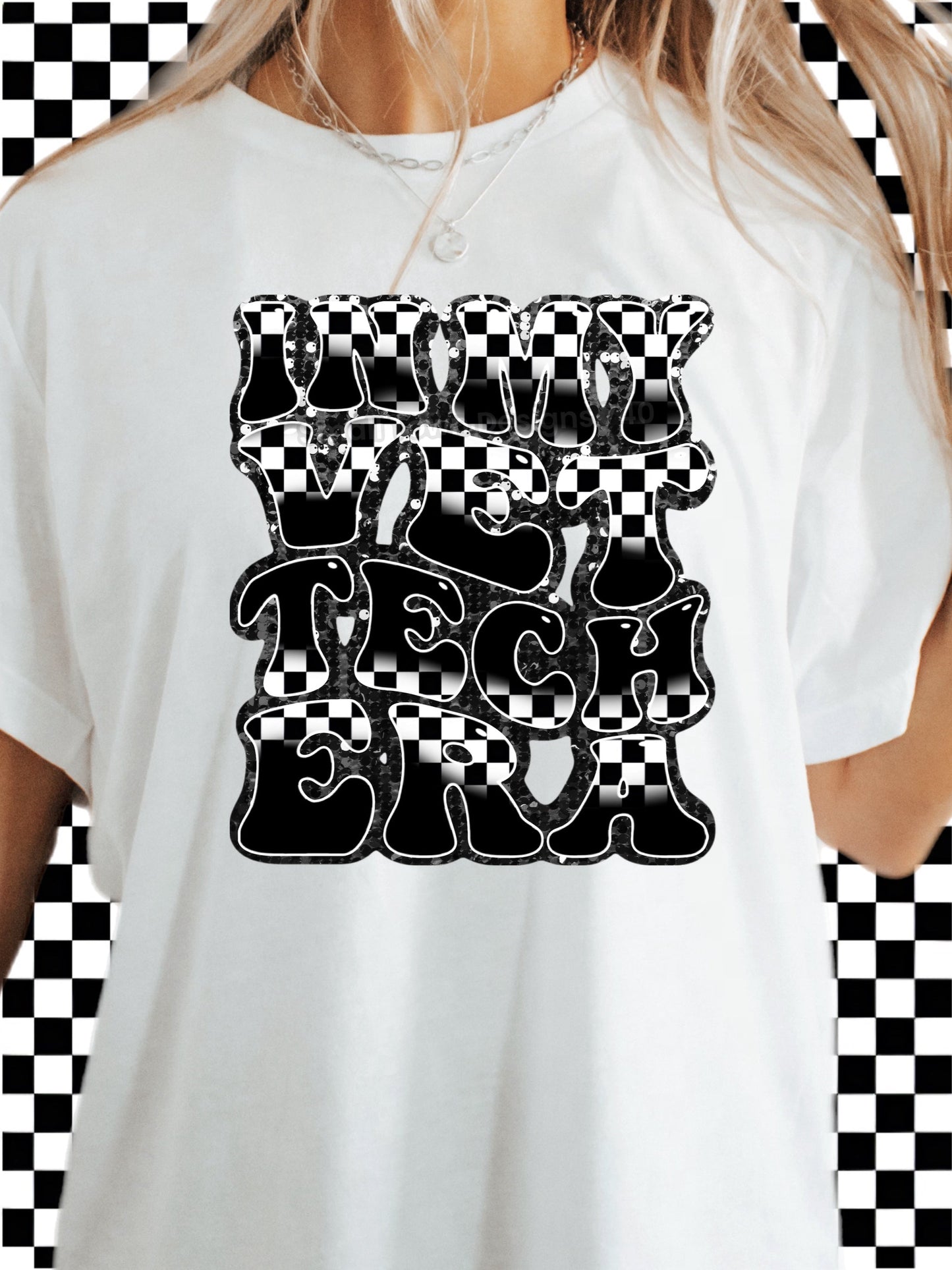 VET TECH ERA CHECKER TEE