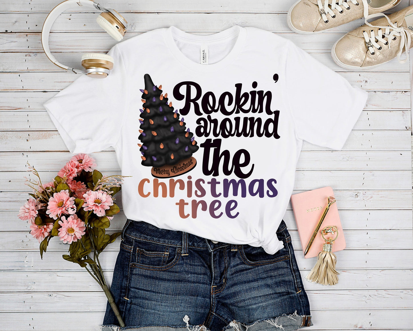 HOLIDAY RUN 1-VINTAGE TREES TEE