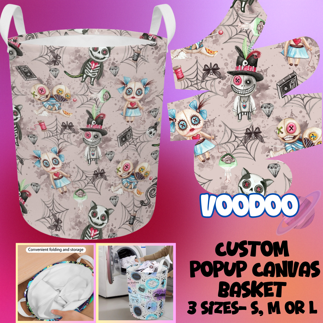 STORAGE BASKET RUN-VOODOO-3 SIZES-PREORDER CLOSING 8/5