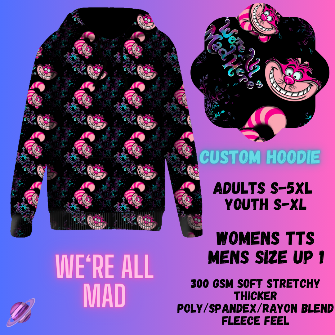 PULLOVER HOODIE RUN 1-WE'RE ALL MAD