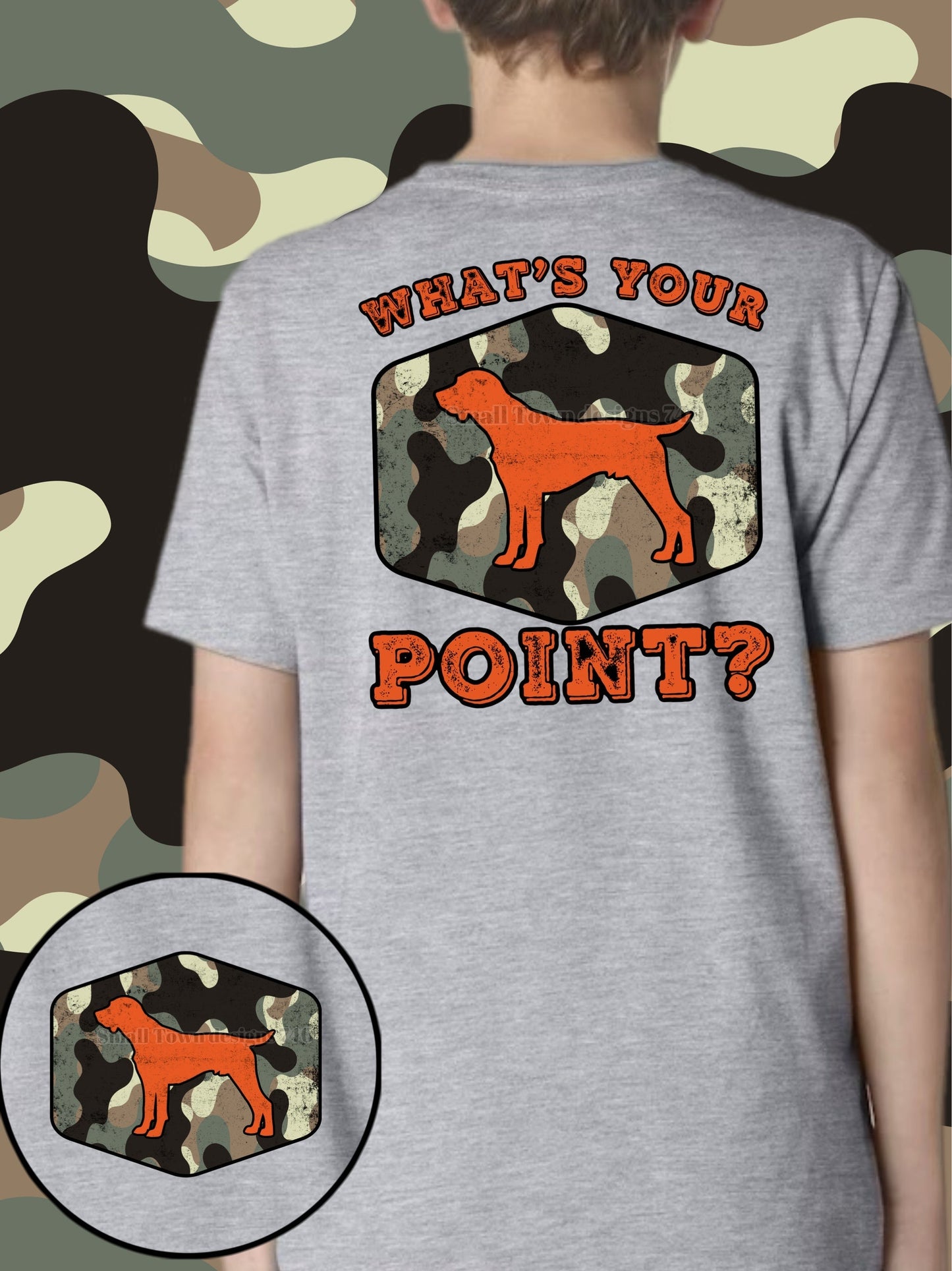 WHATS OUR POINT DOUBLE SIDED  TEE (2 OPTIONS)