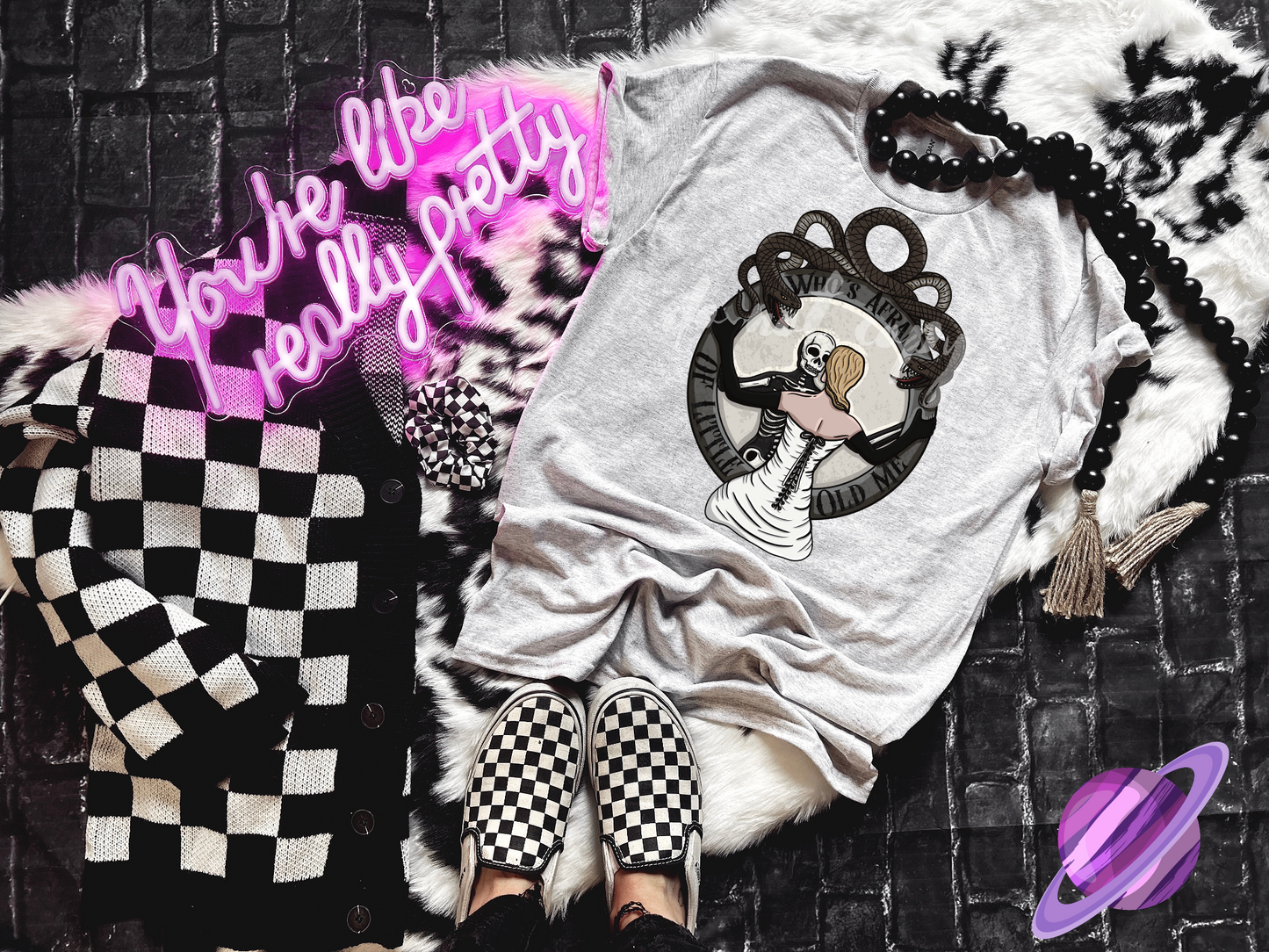 WHOSE AFRAID TEE