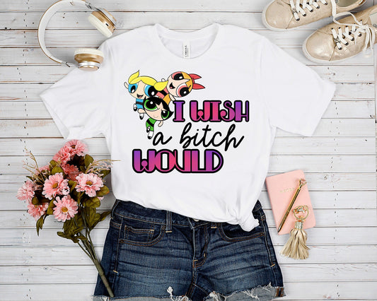 90'S TOON RUN- WISH YOU WOULD TEE