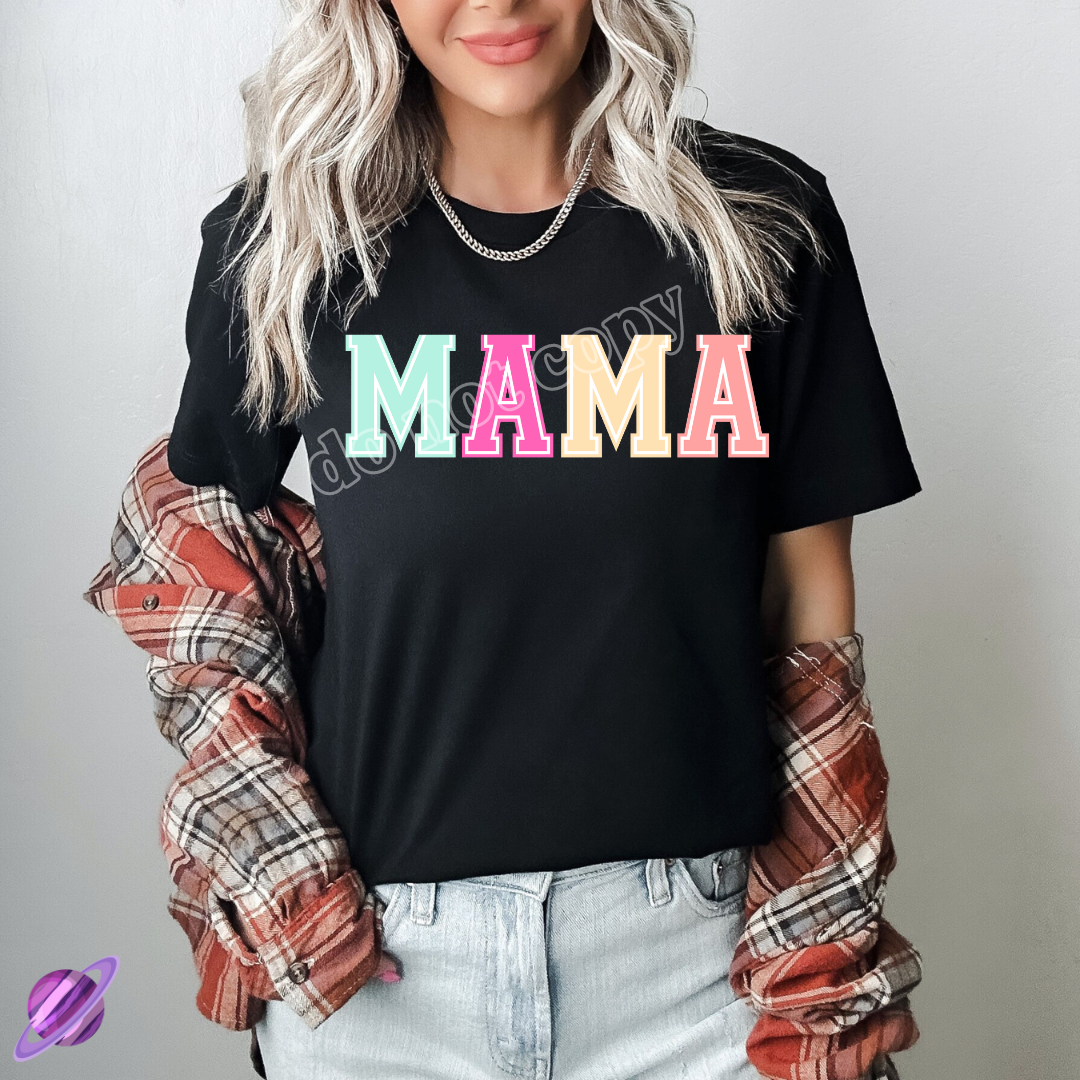 Spring Colors Mama Tee