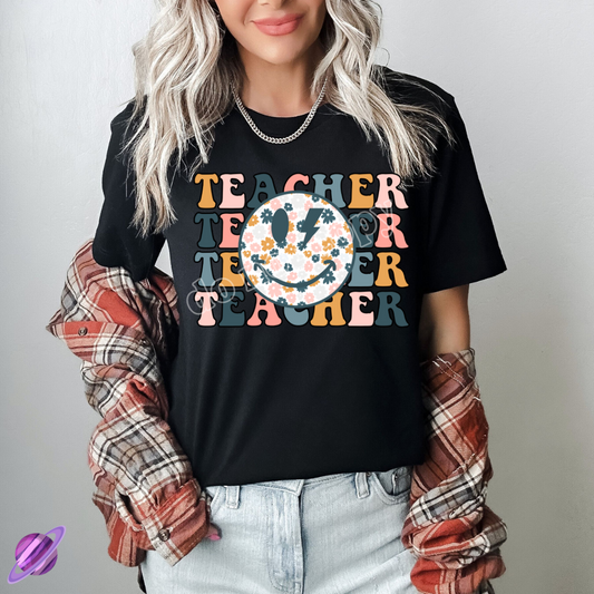 Teacher Smiley Tee