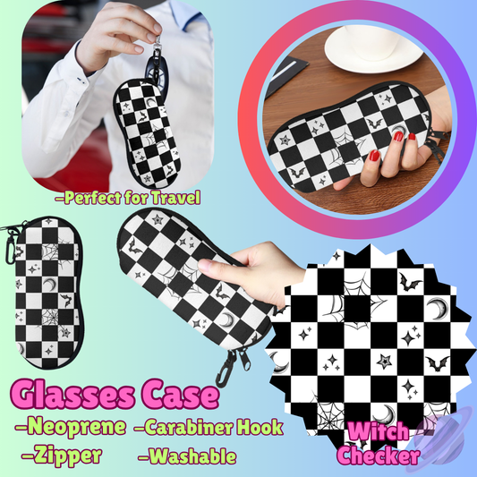 SUNGLASSES CASE RUN-WITCH CHECKER-PREORDER CLOSING 8/8
