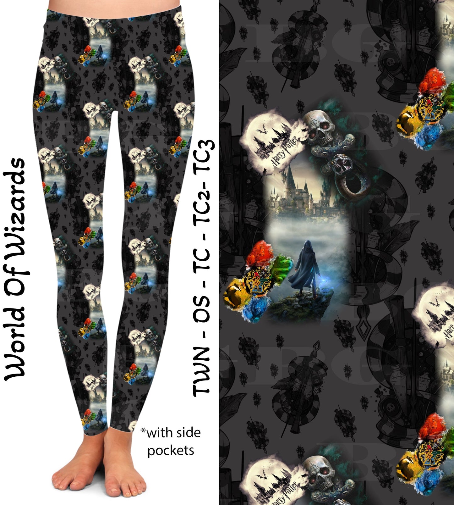 World of Wizards - Full Leggings with Pockets