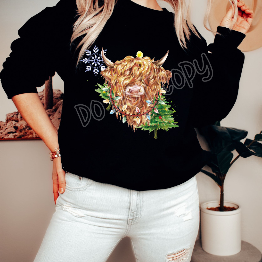 XMAS COW - HOLIDAY RUN 2 - UNISEX TEE