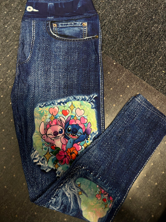 Denim Alien love patch