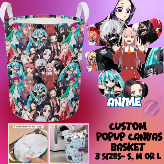 STORAGE BASKET RUN-ANIME-3 SIZES-PREORDER CLOSING 8/5