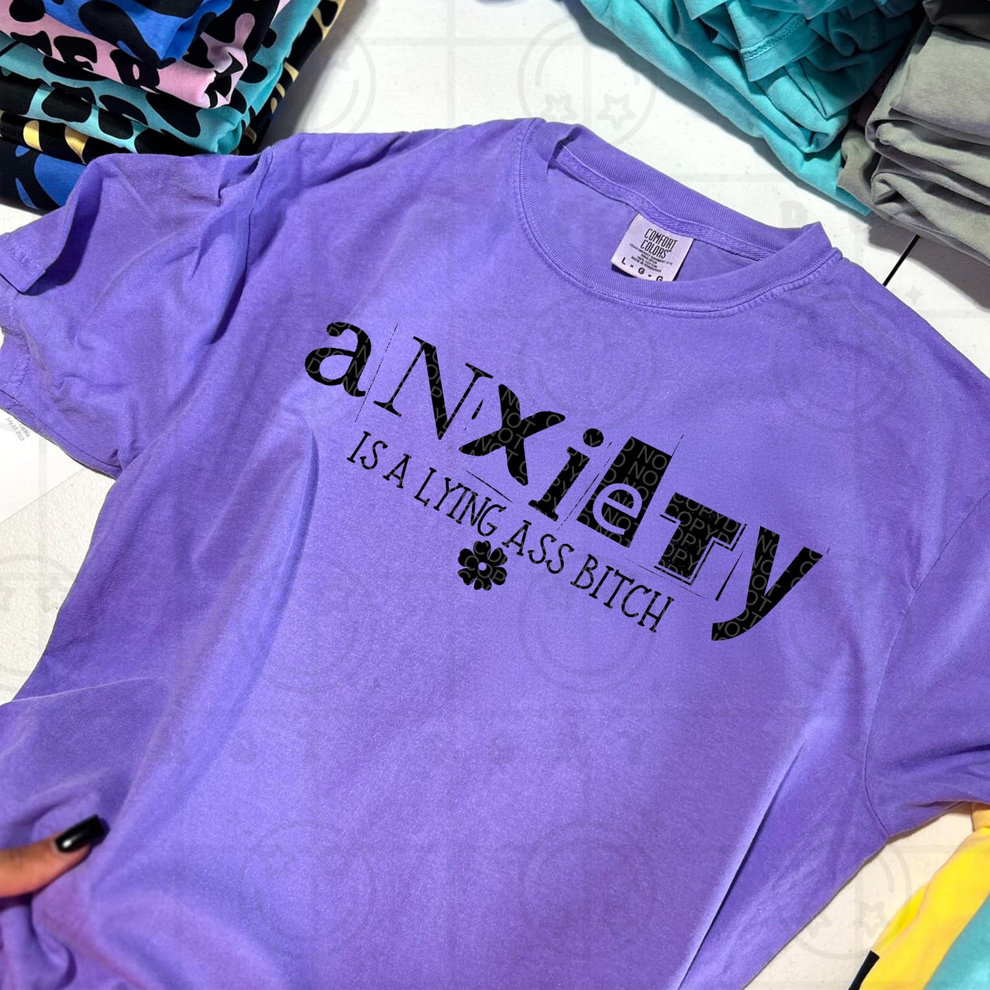 ANXIETY IS A LYING ASS BITCH TEE