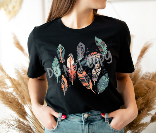 FEATHERS - UNISEX TEE ADULTS/KIDS