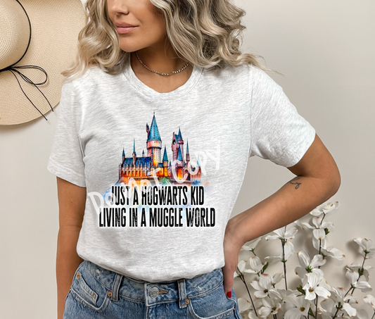 LIVING IN A MUGGLE WORLD TEE