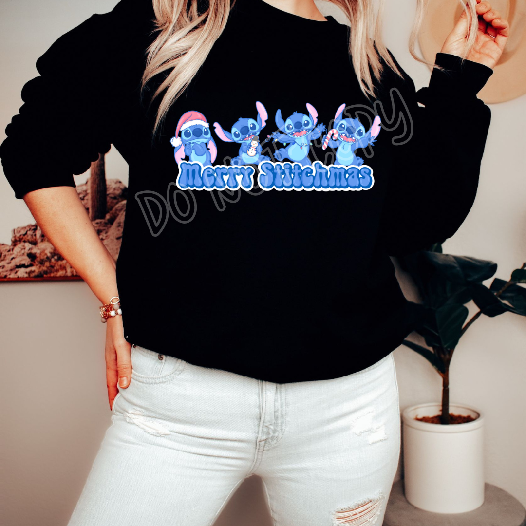 BLUE XMAS - HOLIDAY RUN 1 - UNISEX TEE ADULTS/KIDS