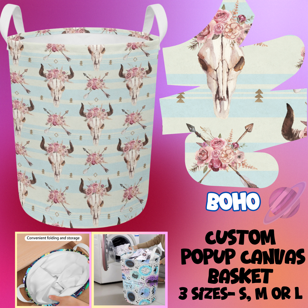 STORAGE BASKET RUN-BOHO-3 SIZES-PREORDER CLOSING 8/5
