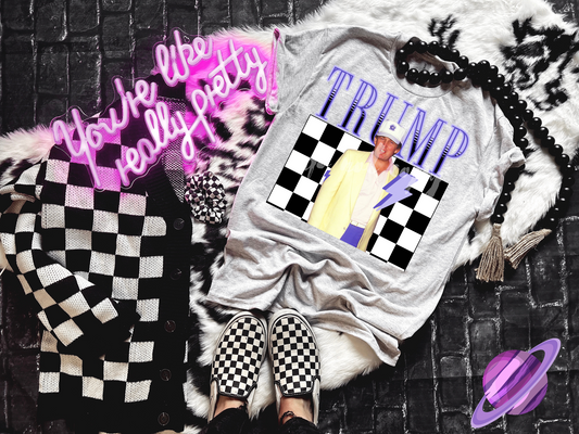 CHECKER T TEE