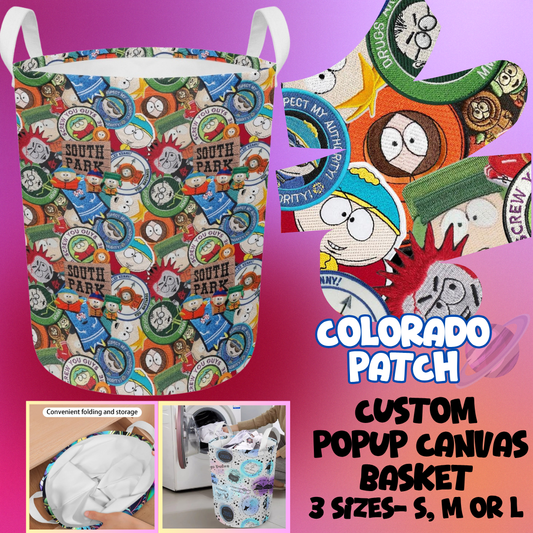 STORAGE BASKET RUN-COLORADO PATCH-3 SIZES-PREORDER CLOSING 8/5