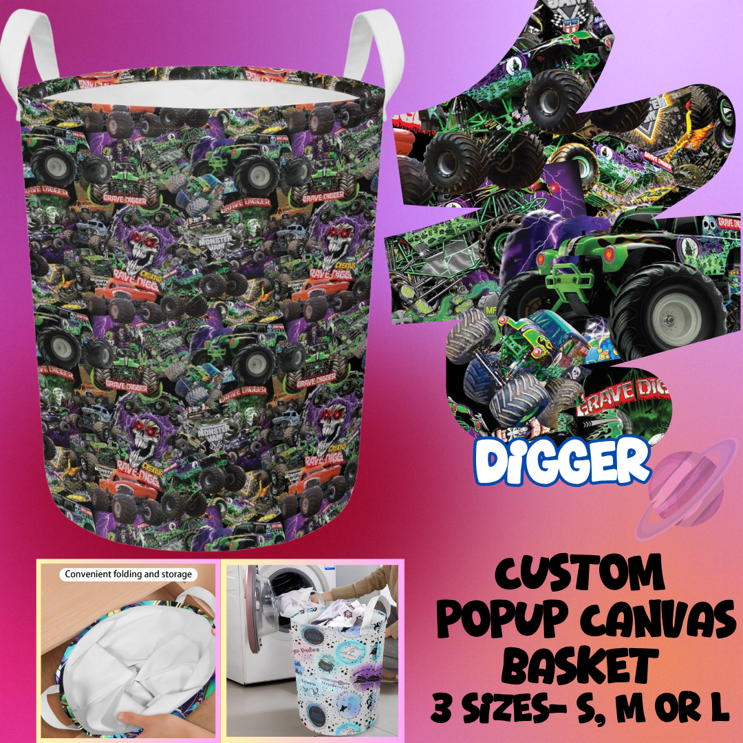 STORAGE BASKET RUN-DIGGER-3 SIZES-PREORDER CLOSING 8/5
