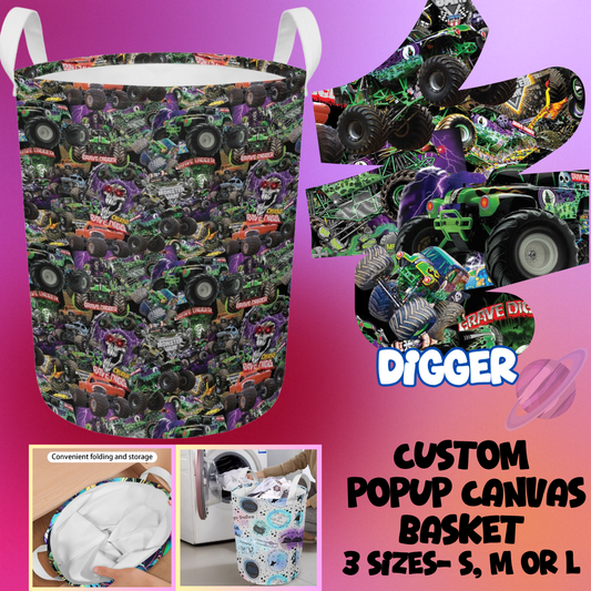 STORAGE BASKET RUN-DIGGER-3 SIZES-PREORDER CLOSING 8/5