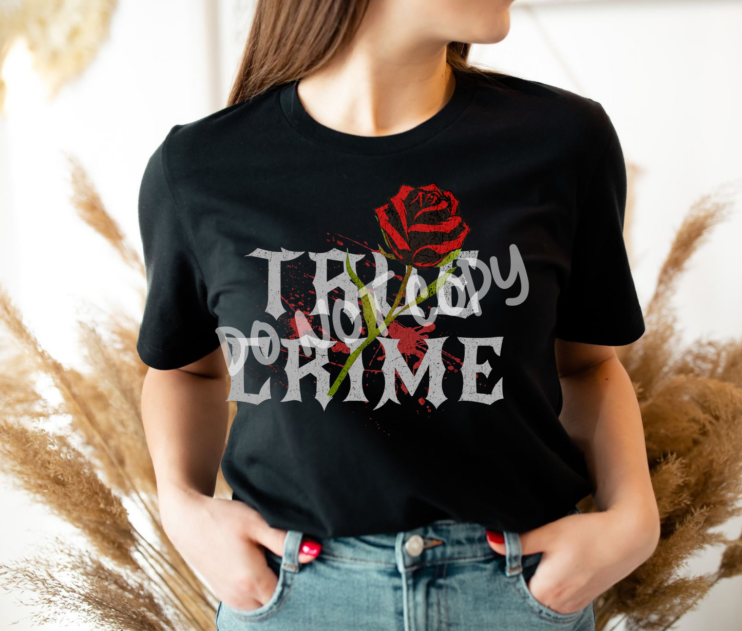 True Crime Rose Tee