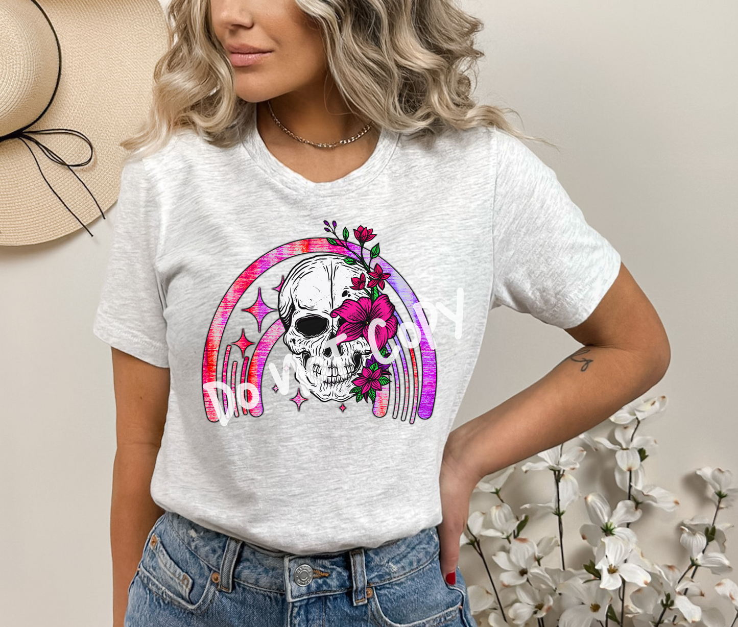 Skull Rainbow Tee