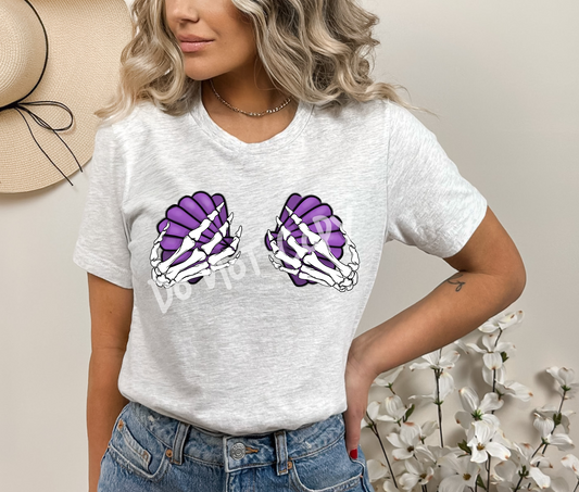 Skeleton Hand Shells Tee