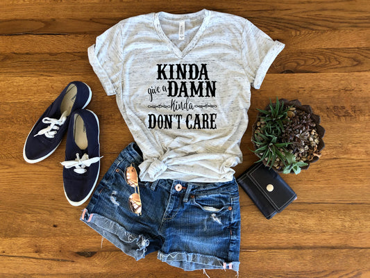 KINDA DON'T CARE GRAPHIC TEE