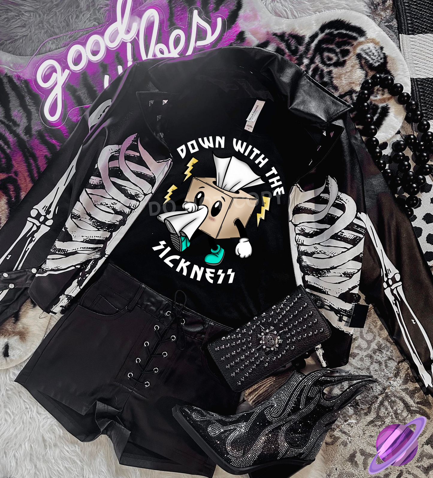 DOWN WITH THE SICKNESS TEE