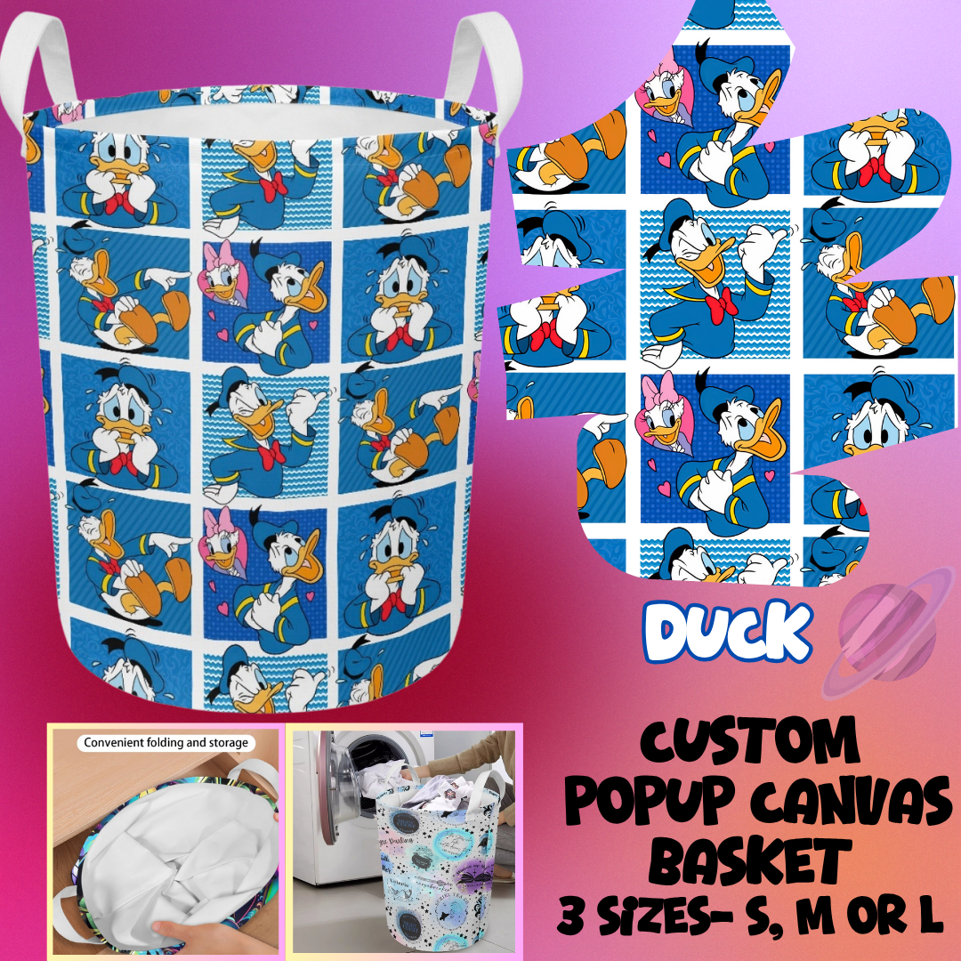 STORAGE BASKET RUN-DUCK-3 SIZES-PREORDER CLOSING 8/5
