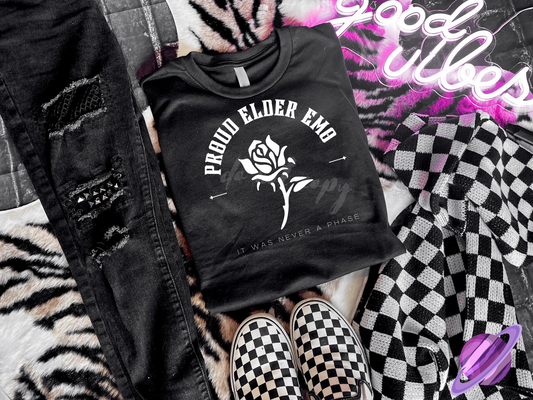 ELDER EMO ROSE TEE